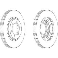 DDF1269 FERODO Тормозной диск