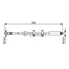 1 987 476 979 BOSCH Тормозной шланг
