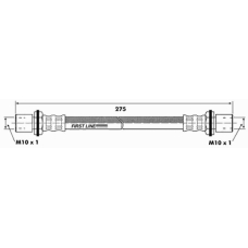 FBH6460 FIRST LINE Тормозной шланг
