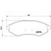 P 24 048 BREMBO Комплект тормозных колодок, дисковый тормоз