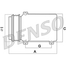 DCP02043 DENSO Компрессор, кондиционер