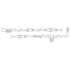 LZ0203 DELPHI Контрольный контакт, контроль слоя тормозных колод