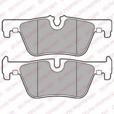 LP2286 DELPHI Комплект тормозных колодок, дисковый тормоз