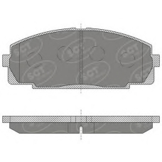 SP 618 PR SCT Комплект тормозных колодок, дисковый тормоз