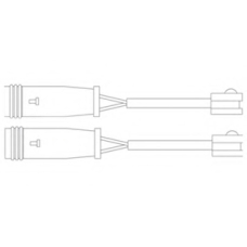 LZ0199 DELPHI Контрольный контакт, контроль слоя тормозных колод