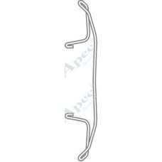 KIT557 APEC Комплектующие, тормозные колодки