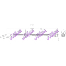 H4636 Brovex-Nelson Тормозной шланг