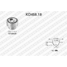 KD458.18 SNR Комплект ремня грм