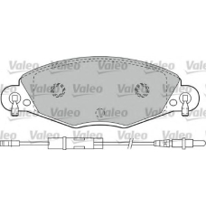 598416 VALEO Комплект тормозных колодок, дисковый тормоз