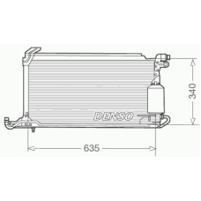 DCN32010 DENSO Конденсатор, кондиционер