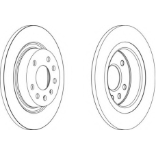 DDF1288C FERODO Тормозной диск