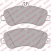 LP2146 DELPHI Комплект тормозных колодок, дисковый тормоз