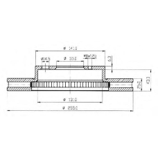 BDC4615 QUINTON HAZELL Тормозной диск