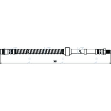 HOS3134 APEC Тормозной шланг