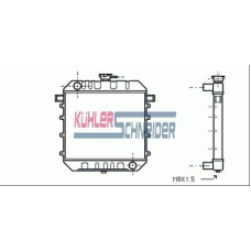 0600351 KUHLER SCHNEIDER Радиатор, охлаждение двигател