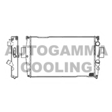 105521 AUTOGAMMA Радиатор, охлаждение двигателя