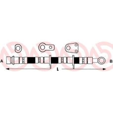 T 52 023 BREMBO Тормозной шланг