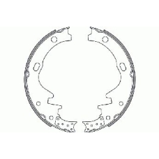 18492722421 S.b.s. Комплект тормозных колодок