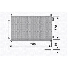 350203659000 MAGNETI MARELLI Конденсатор, кондиционер