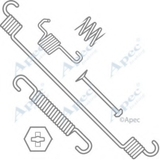 KIT772 APEC Комплектующие, тормозная колодка