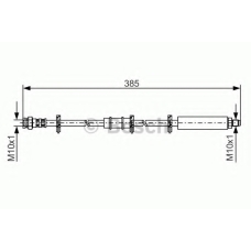 1 987 476 548 BOSCH Тормозной шланг