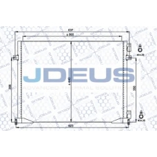 723M27 JDEUS Конденсатор, кондиционер