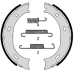 S 50 510 BREMBO Комплект тормозных колодок, стояночная тормозная с