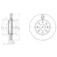 BG4004C DELPHI Тормозной диск