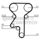 CT870<br />CONTITECH<br />Ремень ГРМ