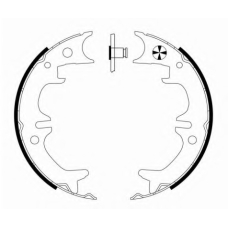 8DA 355 050-211 HELLA Комплект тормозных колодок, стояночная тормозная с