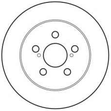 562751BC BENDIX Тормозной диск