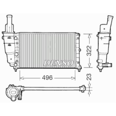 DRM13003 DENSO Радиатор, охлаждение двигателя