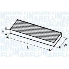 350203063860 MAGNETI MARELLI Фильтр, воздух во внутренном пространстве