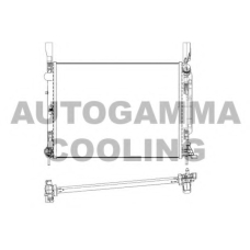 105672 AUTOGAMMA Радиатор, охлаждение двигателя