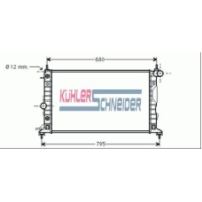 0600221 KUHLER SCHNEIDER Радиатор, охлаждение двигател