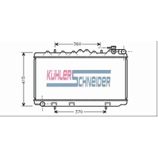 1615301 KUHLER SCHNEIDER Радиатор, охлаждение двигател