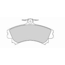 FD6758N NECTO Комплект тормозных колодок, дисковый тормоз