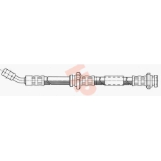 BH50984 HP Тормозной шланг