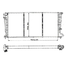 2110906 BEHR Radiator