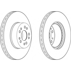 DDF1061-1 FERODO Тормозной диск