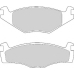 FD4154N NECTO Комплект тормозных колодок, дисковый тормоз