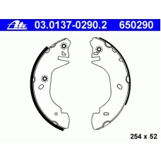 03.0137-0290.2 ATE Комплект тормозных колодок