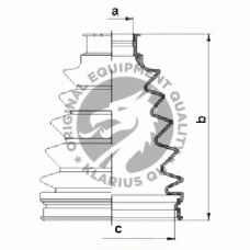 QJB1092 QH Benelux Комплект пылника, приводной вал