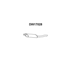 DW17028 VENEPORTE Глушитель выхлопных газов конечный