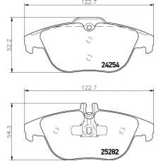 MDB3247 MINTEX Комплект тормозных колодок, дисковый тормоз