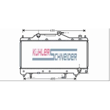 3200911 KUHLER SCHNEIDER Радиатор, охлаждение двигател