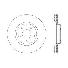 BDR2706.20 OPEN PARTS Тормозной диск
