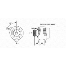 943356557010 MAGNETI MARELLI Генератор