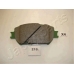 PA-218AF JAPANPARTS Комплект тормозных колодок, дисковый тормоз