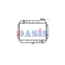 111100N AKS DASIS Радиатор, охлаждение двигателя